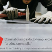 Lean Thinking applicato alla produzione di arredi per negozi